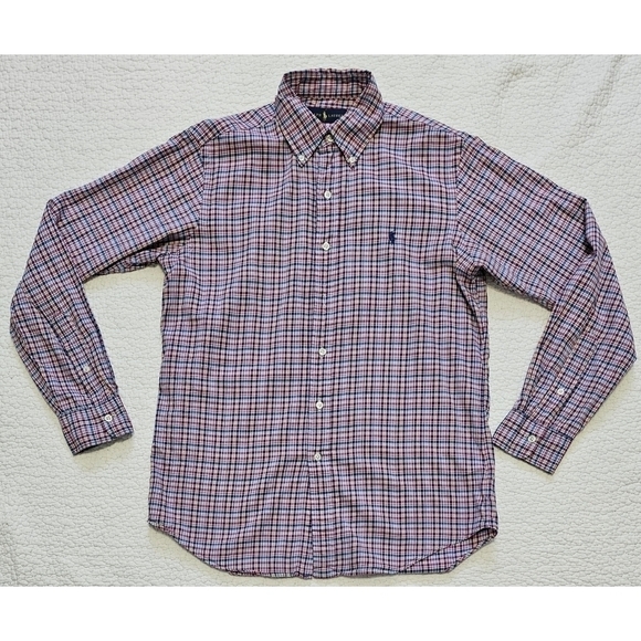 Ralph Lauren Plaid Button Down Dress Shirt - Picture 1 of 6